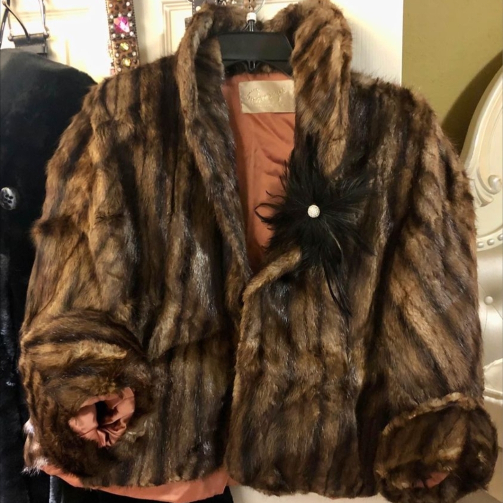 Rare vintage genuine MINK stole